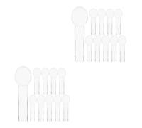 FRCOLOR 2 Series Transparentes para Cabezas De Cepillo De Dientes Eléctrico Accesorios para Protección contra Polvo Y Manchas 10 Piezas*2