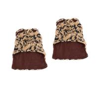 FRCOLOR 2 Uds Abrigo De Lana Lindo Pijama para Perro Suéter De Cuello Abrigo De Lana para Perro Suéter De Perro Leopardo Chaqueta De Perro Leopardo Ropa para Perrito Gato Cuello Alto