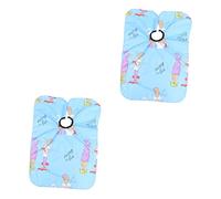 FRCOLOR 2 Uds Delantal Para Niños Vestido Formal Para Niños Túnicas Para Niños Capa De Champú Capa De Salón Profesional Delantal De Peluquero Capa De Tela De Peluquero Tela De