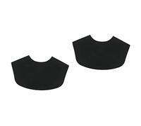 FRCOLOR 2 Uds Gargantillas Negras Baberos De Silicona Capa De Champú Capa De Peluquero Cuello De Corte De Silicona Delantal De Color De Pelo Capa De Peluquería Almohadilla Para Cortar El