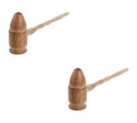 FRCOLOR 2 Uds Martillo De Masaje De Madera Masajeadores De Madera De Mano Masajeador De Madera Masajeador De Palo De Madera Herramienta De Masaje De Hombro Herramientas Para El Hogar
