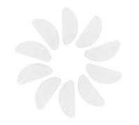 FRCOLOR 20 Pares Almohadillas de Silicona Nariz de Gafas Autoadhesivos Repuesto para Puente de Gafas Antideslizantes Uso Actividades al Aire