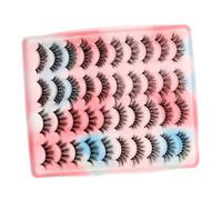 FRCOLOR 20 Pares Pestañas Postizas De Práctica Pestañas Postizas Naturales Para Mujer Para Maquillaje Casa