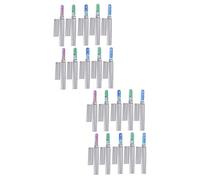 FRCOLOR 20 Piezas archivo de cristal de Navidad christmas limas para uñas pulidor de uñas lima de uñas para uñas naturales suministros de arte de uñas limas de uñas de vidrio