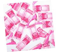 FRCOLOR 20 Piezas Clips para Uñas Postizas Sujetadores para Extensiones de Uñas Herramientas para Manicura Diy Clips Ajustables para Fijar Moldes de Gel Accesorios Prácticos Casa y Salón