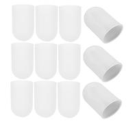 FRCOLOR 20 Piezas Dedal De Silicona Antiescaldaduras Vendajes Para Las Yemas De Los Dedos Guantes Reutilizables Para Los Dedos Funda De Silicona Para Los Dedos Protector De Dedos