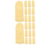 FRCOLOR 20 Piezas Dedil Anticorte Mangas De Dedos Anti Protectores De Pulgar Protectores De Dedos Para Heridas Protector De Gatillo Pulgar Cubre Blindaje Proteccion Nueva Fibra