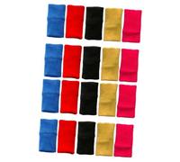 FRCOLOR 20 piezas dedo dedo mangas coser dedos herramienta de protección de dedos bordado mangas dedos mangas dedos con pintura de diamante rey diamante soporte funda protectora niño deducción nylon