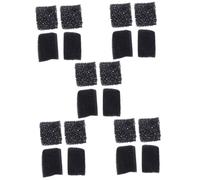 FRCOLOR 20 Piezas Esponja De Efectos Especiales Esponja Punteada a Granel Esponja De Maquillaje Para Heridas Esponjas Esponja De Maquillaje Para Cicatrices Esponja Densa Algodón Black