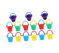 FRCOLOR 20 Piezas Mini Cubos Miniatura para Casa de Muñecas y Decoración DIY Accesorios Versátiles Rojo Azul Verde Amarillo