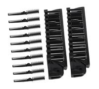 FRCOLOR 20 Piezas Peine Plegable de Viaje de Peine Plegable de Dos Cabezales de Bolsillo para Bolso de Dientes Anchos para Hombres y Mujeres