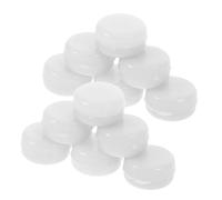 FRCOLOR 20 Piezas Rattle Balls Inserts para Reparación de Juguetes Infantiles Bolas Planas de Plástico para Sonajeros DIY Accesorios para Juguetes de Ruido Sensorial y Muñecas