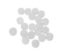 FRCOLOR 20 Piezas Rellenos Seguros para Sonajeros de Niña Bolas Planas de Plástico para Juguetes Infantiles Accesorios DIY para Reparación y Sonidos Sensoriales
