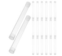 FRCOLOR 20 Unidades Protector Transparente para Termómetro de Gran Funda de Almacenamiento Plana y Redonda para Cuidado y Protección
