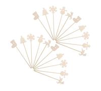 FRCOLOR 20 Varitas De Princesa De Madera Varitas De Ángel para Mascarada para Pequeños