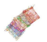 FRCOLOR 200 Piezas Bolsa de malla bolsas de embalaje transparentes pequeña bolsa de bolsas almacenaje bolsas de almacenamiento bolsa de almacenamiento con cordón bolsa de joyería