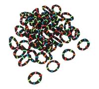 FRCOLOR 200piezas Banda Elástica Alta Cabello Gomas Pequeñas De Colores Accesorios Pelo Para Niñas Para Cabello Fino