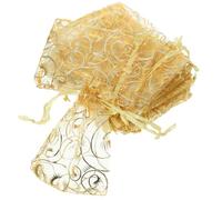 FRCOLOR 200piezas Organza con Cordón Bolsitas Vacías para Joyas de Bolsas de Obsequio para Despedidas de Soltera y Día Madre