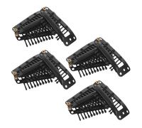 FRCOLOR 20Pcs Clips De Extensión De Cabello Para Niñas Y Mujeres Accesorios De Moda Para Peinado Y Peluca Que Asegura Clips De Chasquido Con Peines De Cabello Pequeños