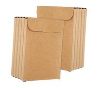 FRCOLOR 20piezas Cajas De Almacenamiento Para Tarjetas Papel Kraft Protector De Envío De Tarjetas Para Empaquetar Golosinas Cajas Pequeñas Para Mudanzas Para Guardar