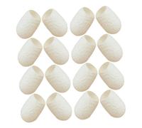 FRCOLOR 20piezas Dedales De De De Seda Naturales Bolas Exfoliantes Para Cuidado Facial Limpiador Facial Bolas De Para Limpieza
