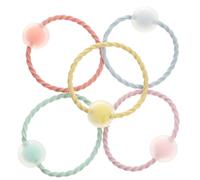 FRCOLOR 20piezas Lazos Pelo Transparentes Coleteros Banda Elástica Gomas Cabello Accesorios Pelo para Niñas Decoración de Cabello para Mujeres