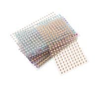 FRCOLOR 20piezas Pegatinas De Gemas Acrílicos De Gemas Circulares De Plástico Parte Trasera Plana Pegatinas Redondas Pequeñas Autoadhesivas Para Manualidades Diy Joyería Facial y