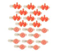FRCOLOR 20piezas Pinzas Pelo Divertidas de Halloween Broches Forma de Cerebro Pulmones Simulados Accesorios Cabeza Broma Espeluznante para Disfraz de Fiesta