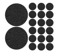 FRCOLOR 20piezas Puff Limpiador Facial Comprimido De Celulosa Esponjas Ultrafinas Para Desmaquillaje Cuidado Diario Piel Limpieza Profunda De