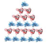 FRCOLOR 24 Piezas Aviones de Juguete Mini Transparentes para de Aviones de Seguro y Coloridos para Desarrollo de Habilidades Pequeño Fácil de Transportar Color Aleatorio Color Aleatorio