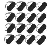 FRCOLOR 24 Piezas De Protección Solar Para Ojos Antifaz Para Avión Antifaz Ligero Para Dormir Negro Para Dormir Aviones Trenes y Hoteles Para Viajes y Siestas