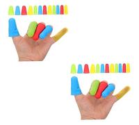 FRCOLOR 24 Piezas Dedil De Silicona Cubierta De Dedo Cubre Dedos Protectores De Dedos De Silicona Pulgar Goma De Silicona Protector De Dedos Gel De Sílice Trabaja Multifunción Accesorios