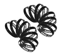 FRCOLOR 24 Piezas Pulseras Graduación Class Of Unidades Souvenir Escolar Brazaletes Elásticos Resistentes para Fiesta Graduados