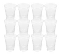 FRCOLOR 24 Piezas Set de Copas de Comunión de Vidrio Cristalino de 15 Ml, Vaso Elegante y Portátil para Ocasiones Obsequios y Celebraciones en Casa, Fácil de Limpiar