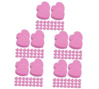 FRCOLOR 250 Piezas amor lima de uñas lima de uñas de manicura lima de con bloque de esponja limas para limas nail file bloque de lima de para de los pies rosa