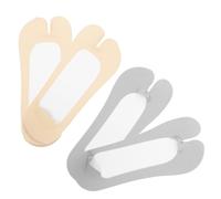 FRCOLOR 2pares Calcetines Ultrafinos De Dos Dedos Para y Verano Transpirables Sin Costuras Antideslizantes De Algodón Para Mujer Para Yoga y Diario