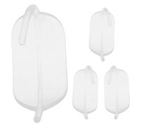 FRCOLOR 2pares Ganchos de Silicona Transparente Orejas Reutilizables para Mujeres y Adolescentes Accesorios Delicados para Halloween y Cosplay Orejas de Moda sin Dolor