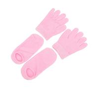 FRCOLOR 2pares Guantes Hidratantes Gel Para Manos y Pies Secos y Agrietados Flexible y Ligero Para Spa y Hogar