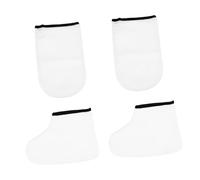 FRCOLOR 2pares Mascarilla Exfoliante para Pies Guantes de Queroterapia y Guantes Que Preservan el Calor Cuidado de Manos y Pies para Exfoliar la Piel