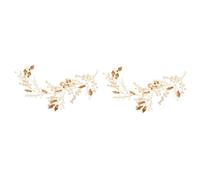 FRCOLOR 2pcs Haarschmuck Kopfschmuck für die Braut Kopfschmuck aus Strass damen haarbbänder kopfschmuck hochzeit Stirnband hochzeit kopfschmuck Modellieren Kopfbedeckung Kamm Haareil