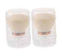 FRCOLOR 2pcs Nagelstaubbürste Make-up Pinsel kosmetikpinsel makeup zubehör schmink zubehör puderpinsel für Damen tragbare das Gesicht Beauty-Tools Nagelbürste malen reisen Aromatherapie Abs
