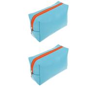 FRCOLOR 2pcs neceser de maquillaje bolsa de almacenamiento mini set de almacenamiento bolsas de maquillaje bolsas de maquillaje bolsa de maquillaje estilo simple bolsa de viaje bolsa de aseo con