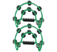 FRCOLOR 2piezas Campanilla De Plástico Pandereta De Ritmo Musical Para Fiestas De Juguete De Percusión Rítmica Adultos Para Eventos De Música