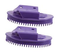 FRCOLOR 2piezas Cepillo de Aceite de Masaje Herramienta de Masaje Meridiano para Cabelludo Cintura y Abdomen Aplicador de Aceite Cuerpo Masajeador de Mano para Mujeres y Hombres