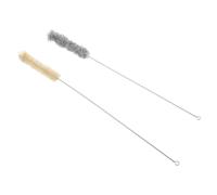 FRCOLOR 2piezas Cepillo De Limpieza Para Flautas Accesorio Para Limpiar Boquillas Kit De Cepillos Material De Algodón y Fibra De Bambú Para Músicos y Limpiezas Profundas Instrumentos De Vi