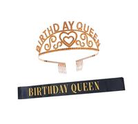 FRCOLOR 2piezas De y Sash Para Cumpleaños De Decoración Elegante Para Celebraciones y