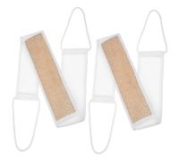 FRCOLOR 2piezas Exfoliante De Lufa Espalda Paño De Lufa Natural Ducha Estropajo Corporal Exfoliante Para Hombres y Mujeres Cuidado Piel La Ducha