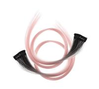 FRCOLOR 2piezas Extensiones De Cabello Sintético Color Rizado Postizo De Fiesta