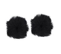 FRCOLOR 2piezas Funda de Felpa Prueba de Viento Funda Protectora Antisalpicaduras para Micrófono para Ktv y Grabaciones Interiores