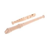 FRCOLOR 2piezas Grabadora De Madera Flauta Dulce Soprano De Estilo Alemán Instrumento Musical De Viento Para Adultos y Principiantes Para Clases y Prácticas Musicales